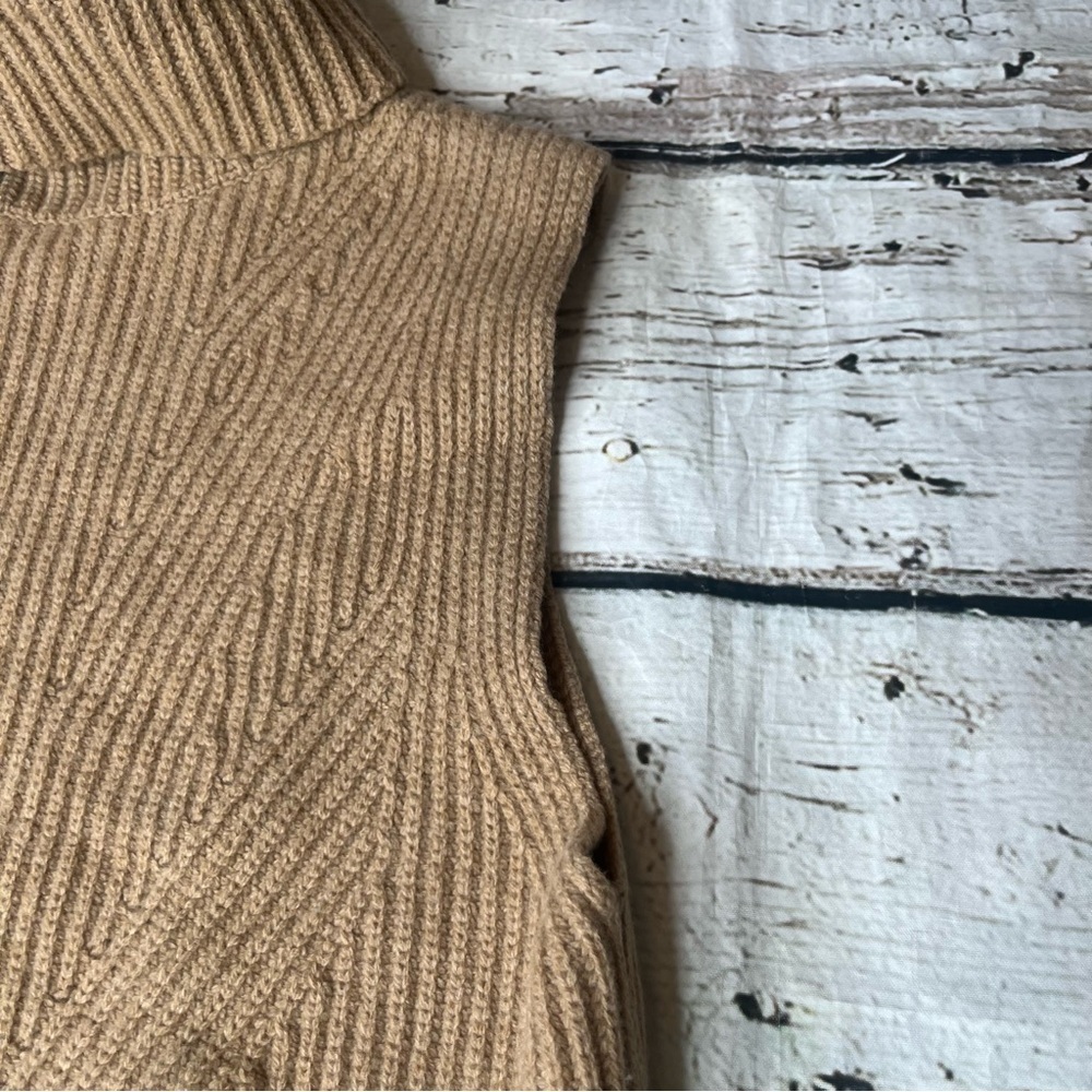 Madewell Wool Sleeveless Turtleneck Sweater Tank Size L - Picture 3 of 6